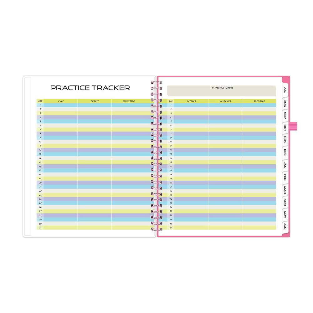 Blue Sky Your Year 7-12 Grade Weekly/Monthly Planner Wirebound 7"x9" Pink Heartsy - Image 14