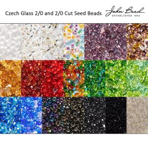 22g Vial, 2/0 Czech Glass Round Seed Beads by for DIY Craft Jewelry Making
