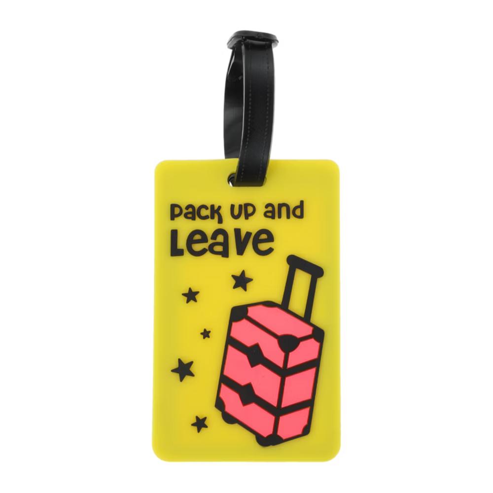 Trolley Case Pattern Luggage Tag 1 Pc