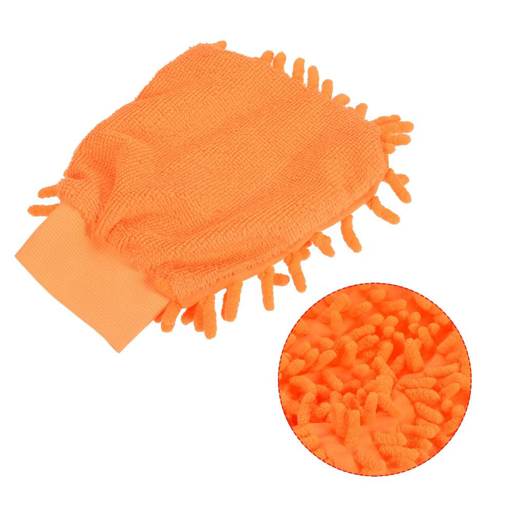 Chenille Reusable Scratch-Free Cleaning Gloves for Home Kitchen 2 Pcs - Image 16