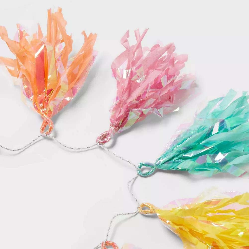 Iridescent Tassel Garland - Image 2