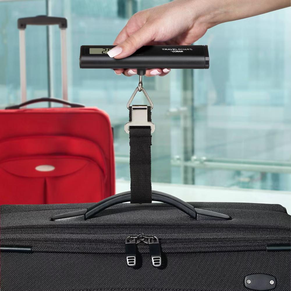 Travel Smart Digital Luggage Scale - Black: Maximum Capacity 80 lbs, Solid Pattern - Image 4