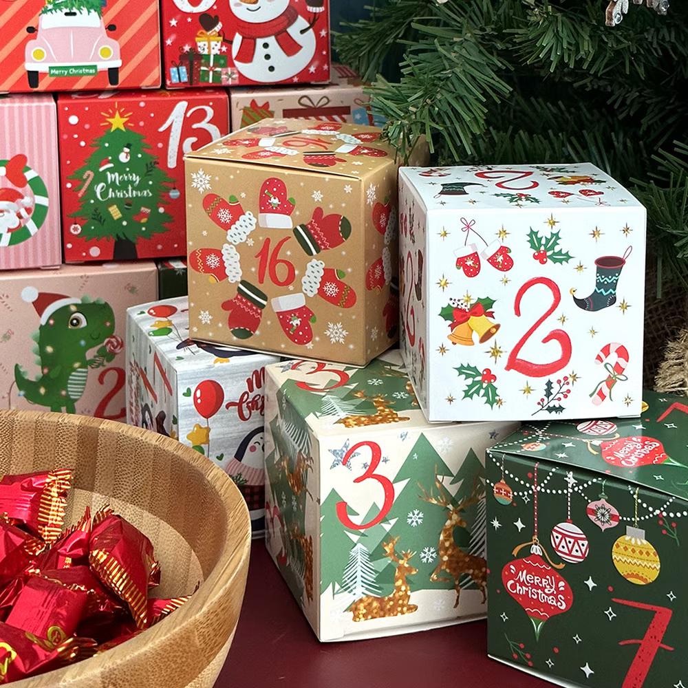 Christmas Advent Calendar Countdown Gift Boxes - Image 7