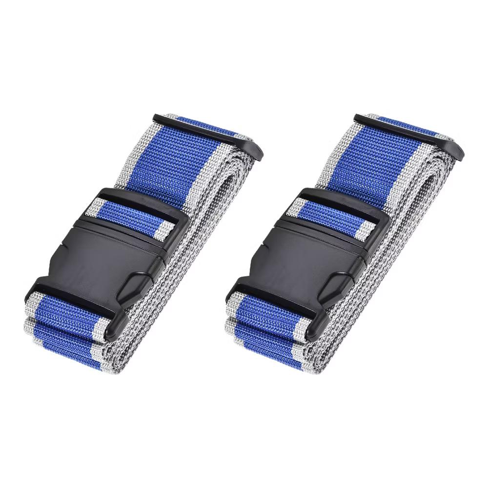 Travel Outdoor Luggage Adjustable Buckle Belt Utility Strap 2 Pcs - Image 6