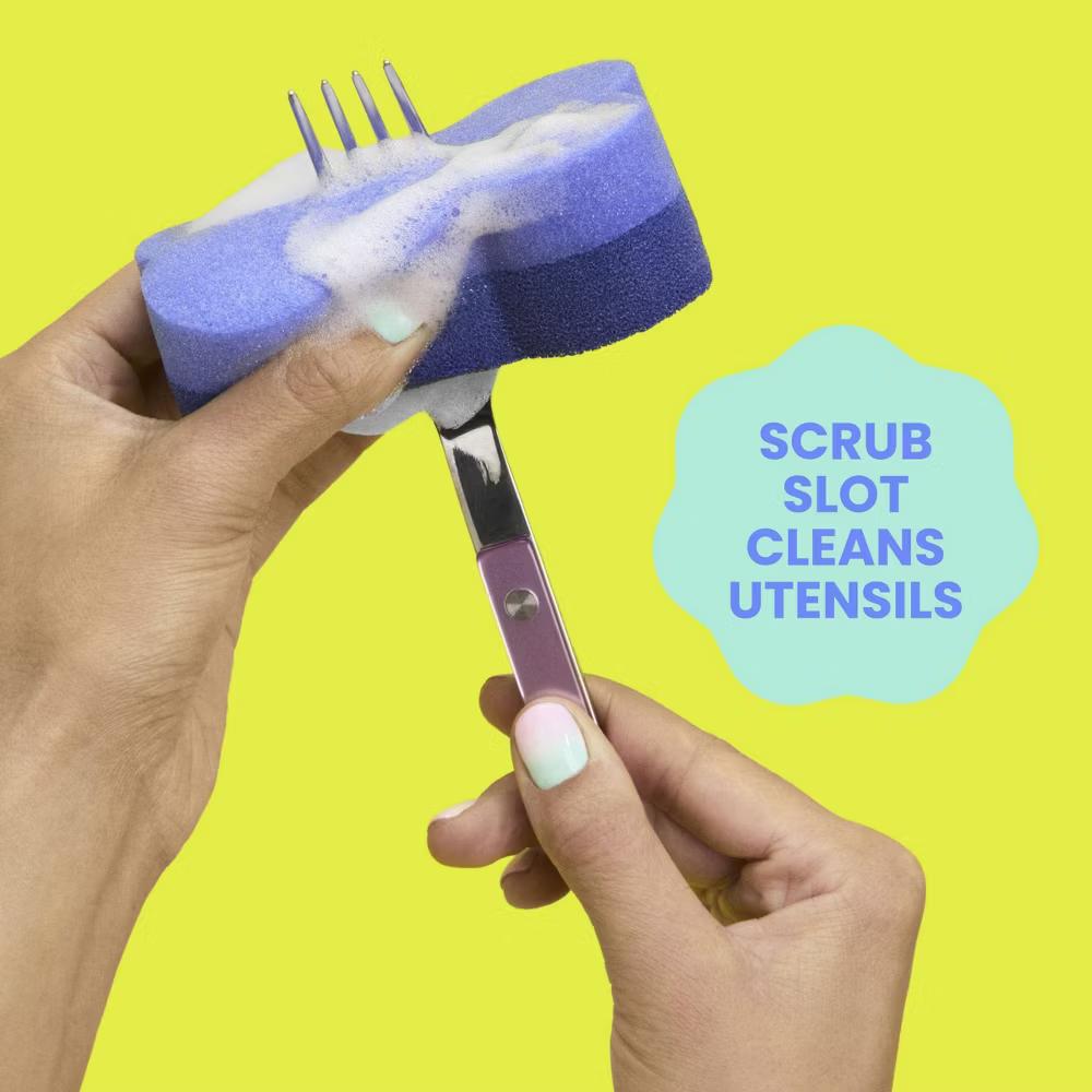 Brite by Two-Sided Scrub & Wipe Dish Sponge - Midnight Mode: Foam, Cleaning Tools and Accessories - Image 7