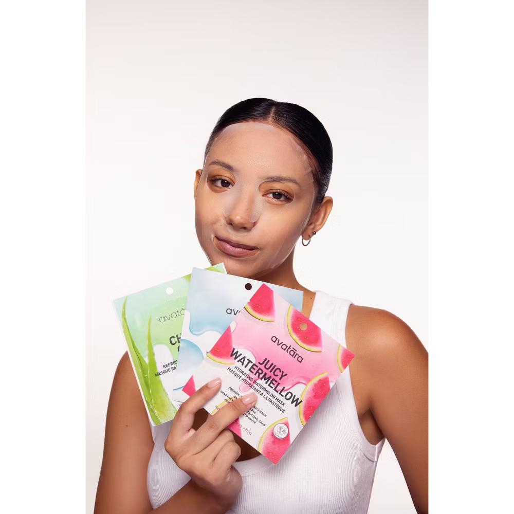 Avatara Chill Out Face Mask - 0.71 fl oz: Moisturizing, Hydrating, Silicone-Free, Normal to Dry Skin - Image 5