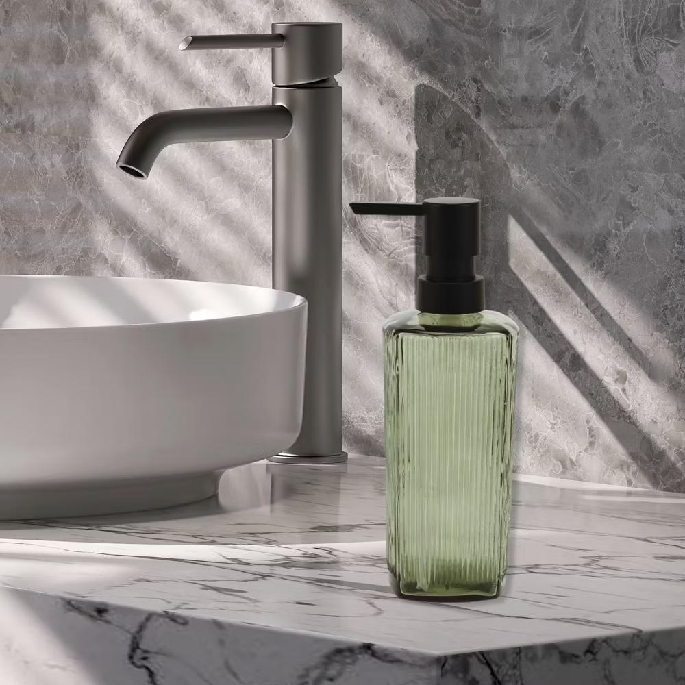 Classic Vertical Lines Soap Pump Dispenser for Bathroom 350ml 1 Pc - Image 13