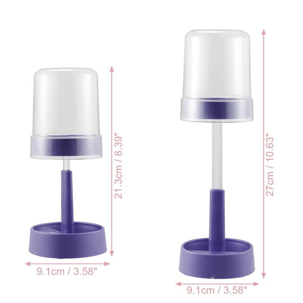 Adjustable Toothbrush Holder with Cover for Bathroom Electric Toothbrush Holder 10.63" 1 Pc - Image 4