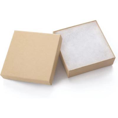 20 Pack 3.5x3.5x1 Inch Brown Cardboard Jewelry Gift Boxes with Cotton Fill for Earrings Necklaces Bracelets Coins Collectibles - Image 7