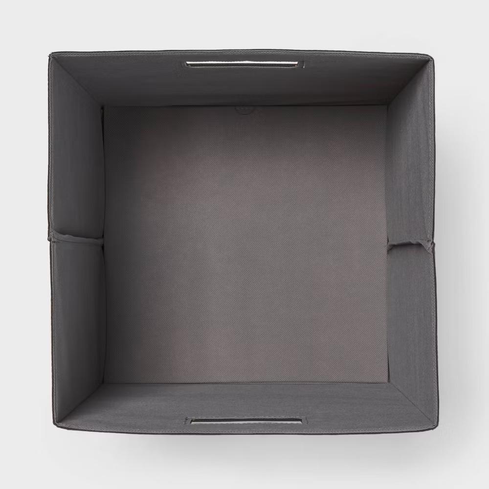 13" 6pk Fabric Bin Black - 13 Inch Storage Cube, Decorative Storage - Image 2