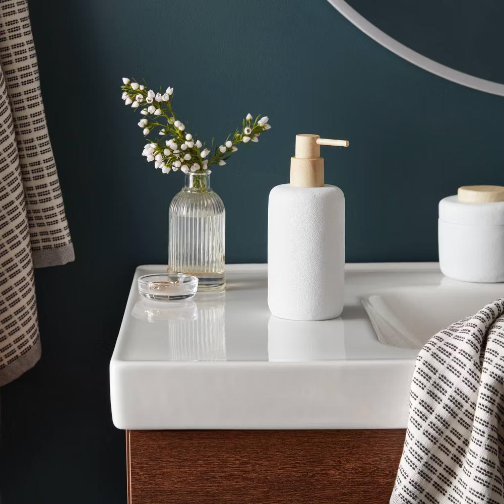 Modern Resin Soap pump Wood Top - Image 2