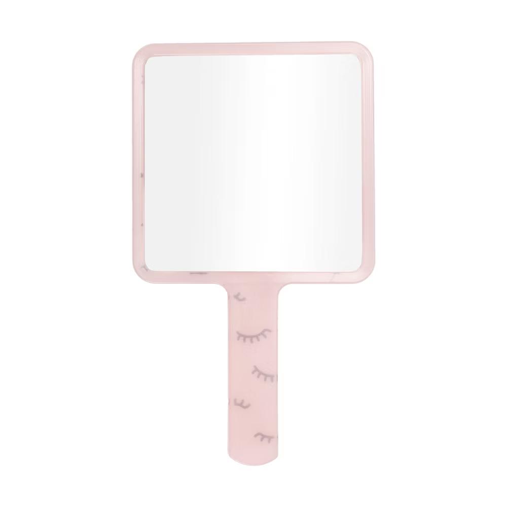 Eyelash Pattern Square Handheld Mirror 1 Pc - Image 4
