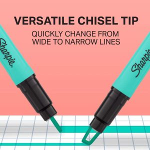 Clear View Highlighters Chisel Tip Multicolored