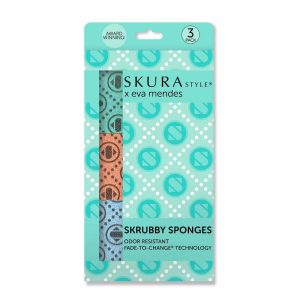 Skura Style Eva Mendes Skrubby Sponges – 3pk
