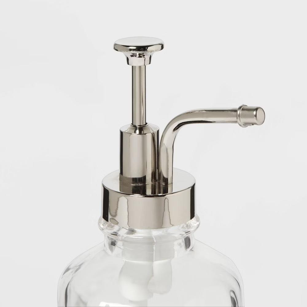 Double Soap Pump Oil Can Clear - Image 4
