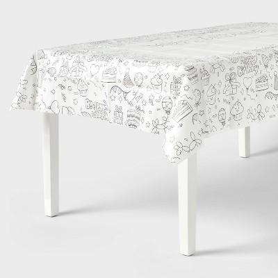 Happy Birthday Color Your Own Personalizable Table Cover - Image 3