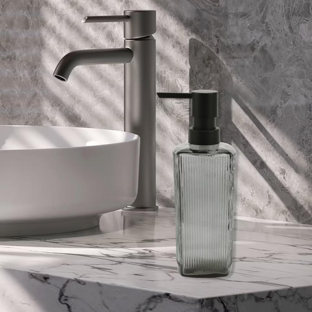 Classic Vertical Lines Soap Pump Dispenser for Bathroom 350ml 1 Pc - Image 24