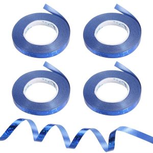 Party Decoration Laser Metallic Curling Ribbon 4 Pcs