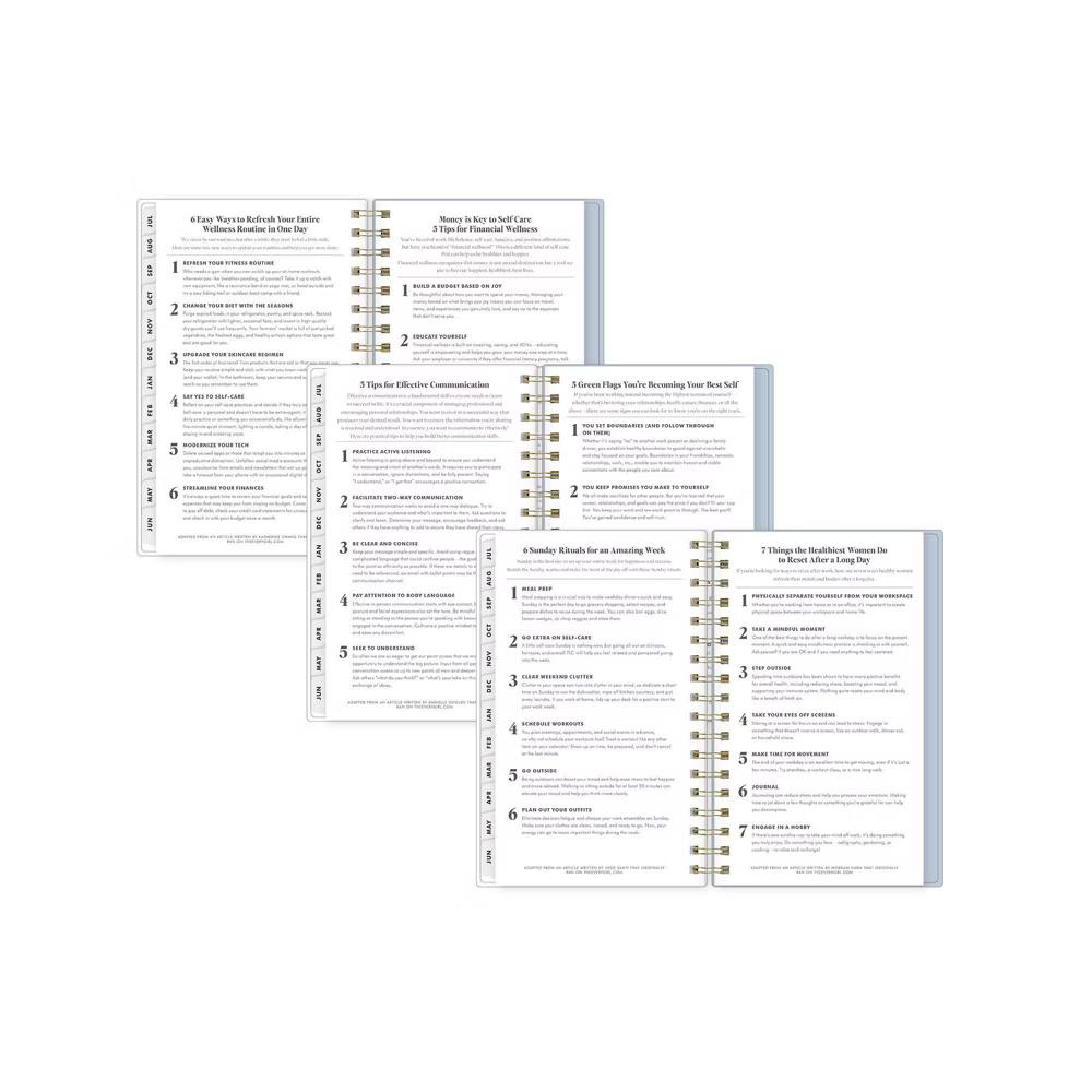 The Everygirl 3.625"x6.125" 2026-2027 Weekly/Monthly Planner Tayton Safety Wirebound - Image 5