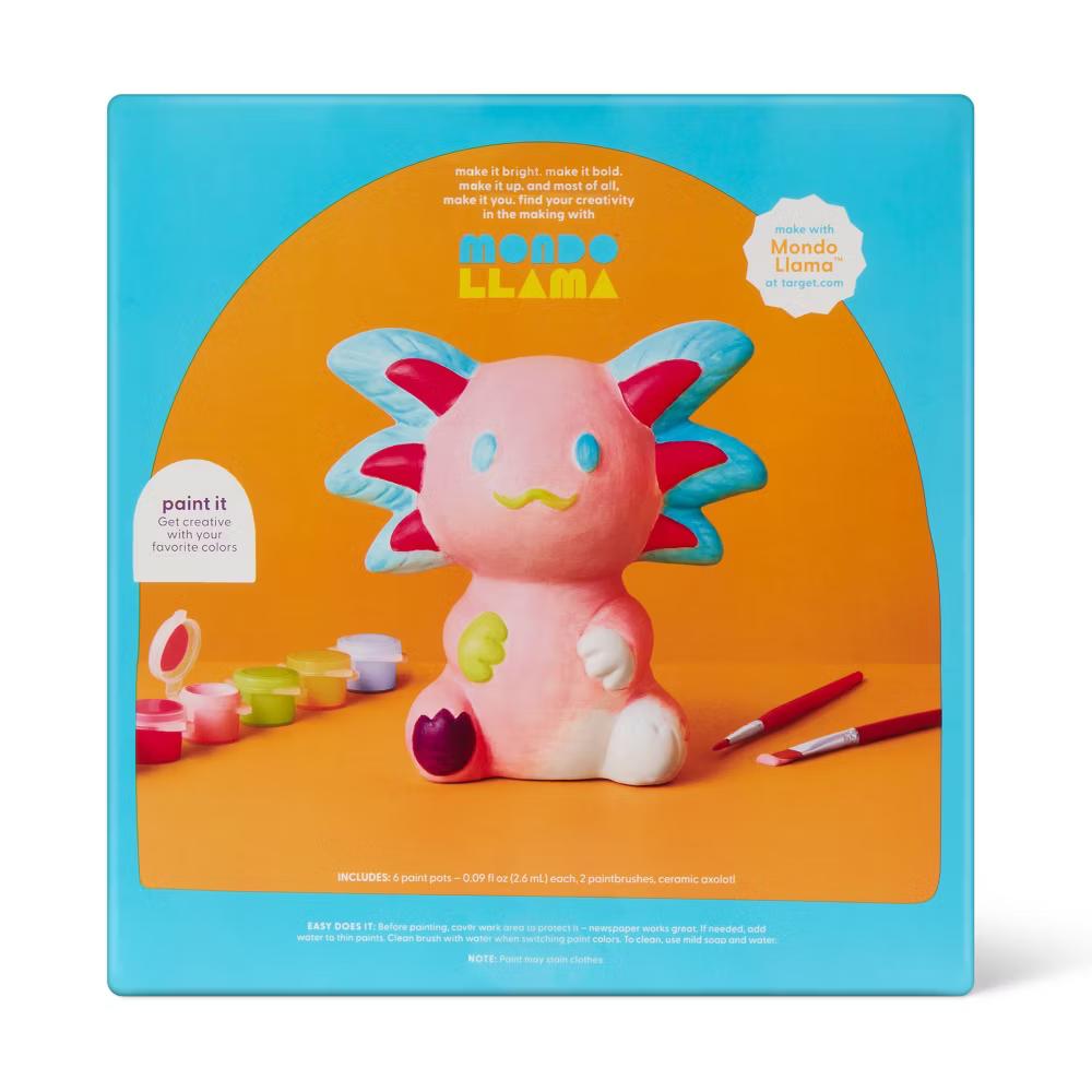 Ceramic Axolotl Painting Craft Kit - Image 2