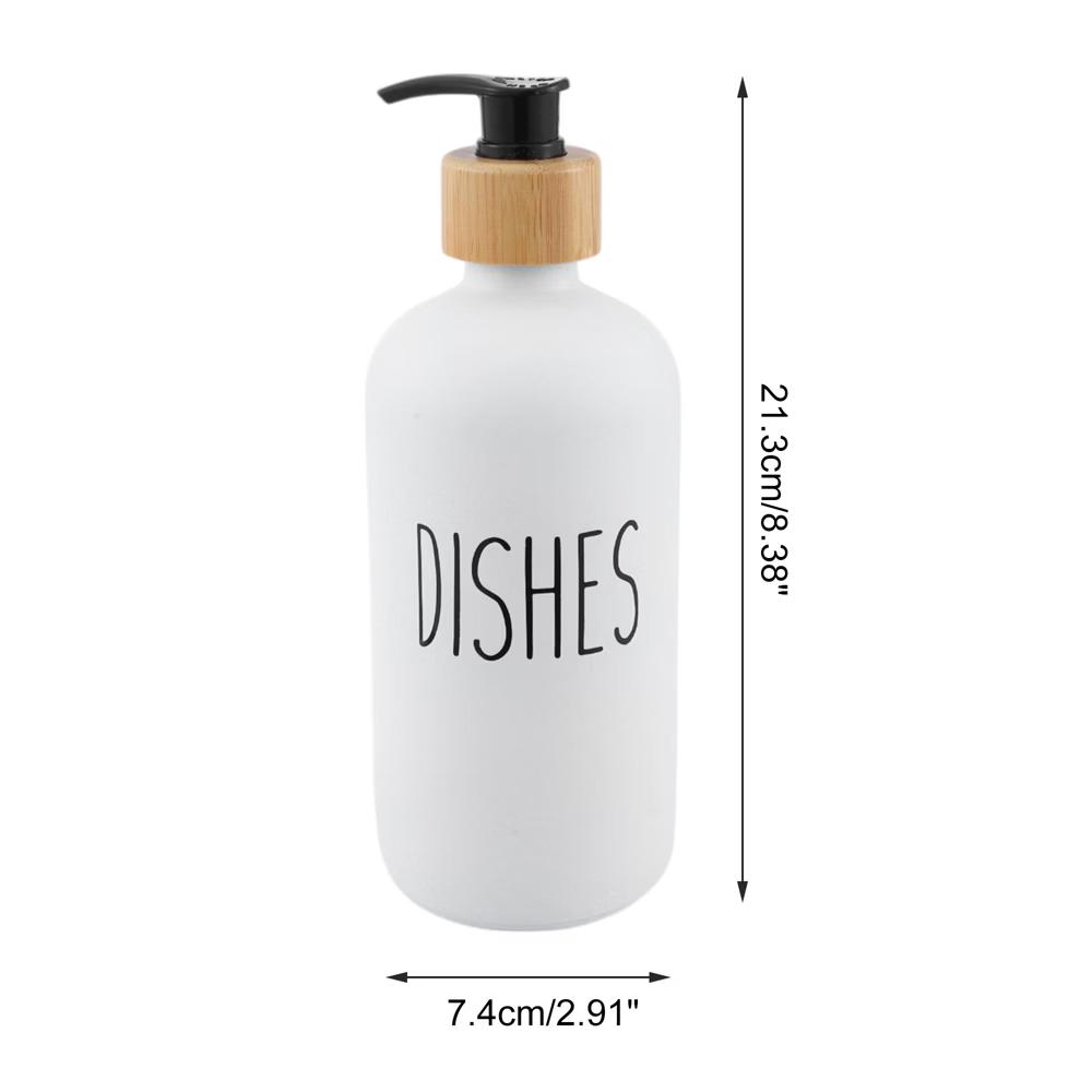 Elegant Contains the Letters DISHES Soap Pump Dispenser for Bathroom 16.9oz 1 Pc - Image 14