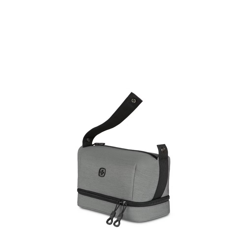 Deluxe Travel Dopp Kit - Gray: Toiletry Organizer with Mesh Pocket - Image 2