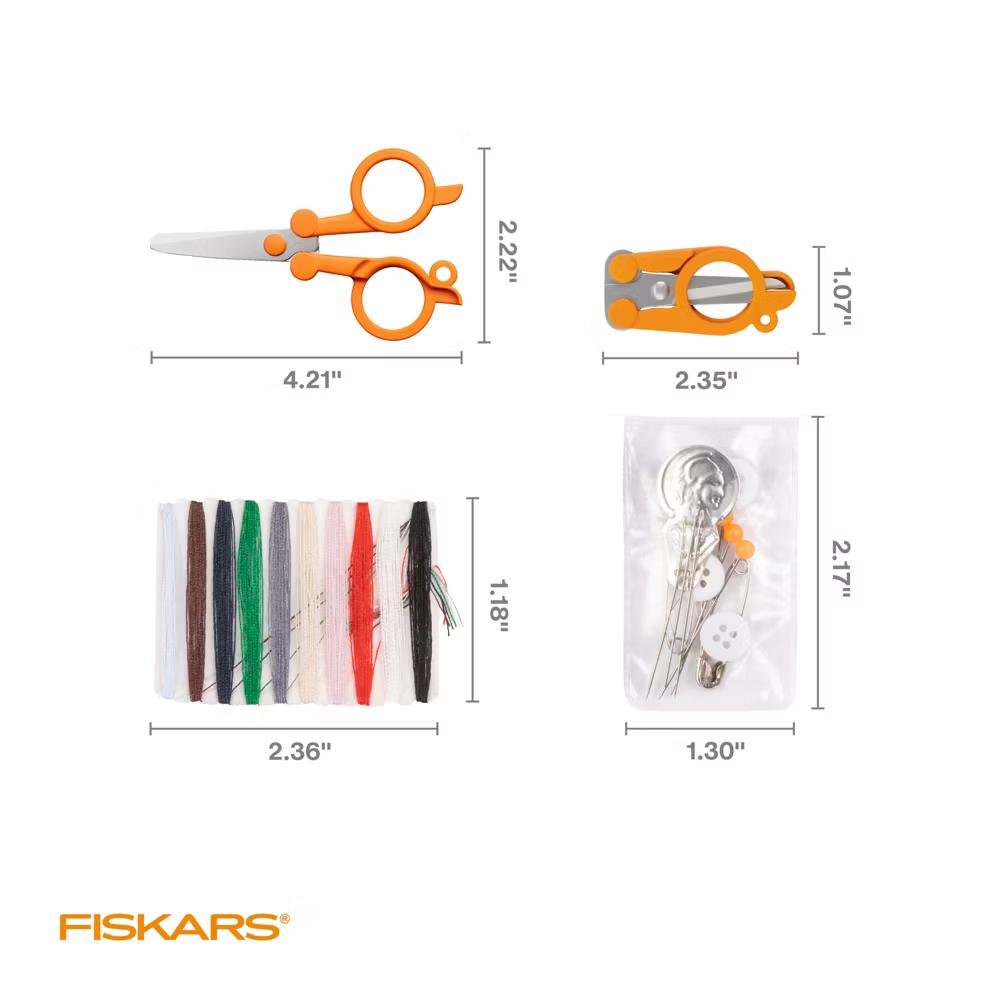 27pc Travel Sewing Kit with Case and TSA Compliant Scissors - Image 8