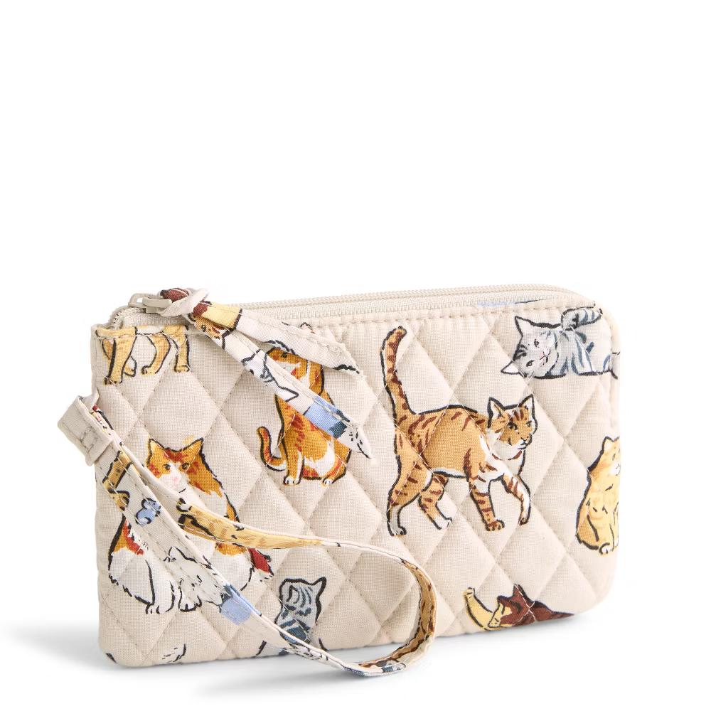 Women's Outlet Cotton Essential Zip Wristlet