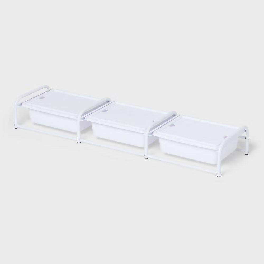 Underbed 3 Drawer Storage Unit - Image 3