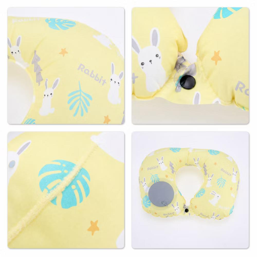 Ice Silk Inflatable Travel Pillow 1 Pc - Image 49