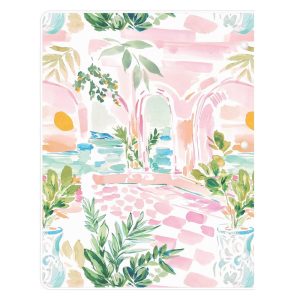 Day Designer 8.5"x11" 2026-2027 Planner Capri Clear Monthly Stapled
