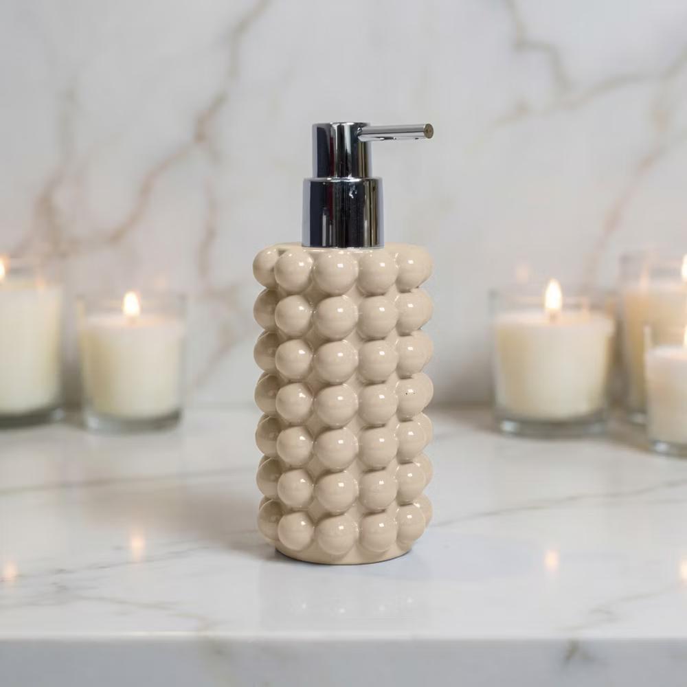 Better Trends Nova Bathroom Accessories 100% Resin Impeccably Crafted Soap Dispenser with Rust-Proof Pump for Bathroom & Kitchen Countertops - Image 28