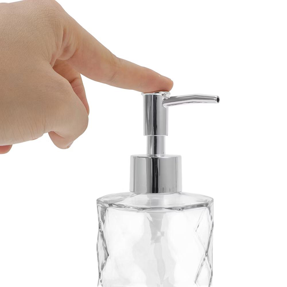 Durable Diamond-shaped Soap Dispenser 11.16oz 1 Pc - Image 12