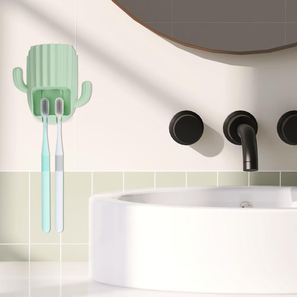 Cactus Wall Mounted Toothbrush Holder 1 Pc - Image 9