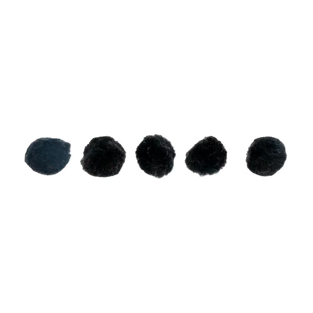 65ct 0.5in Mini Pom Poms for DIY Arts and Crafts, Tiny Acrylic Poms Craft Embellishments - Image 9