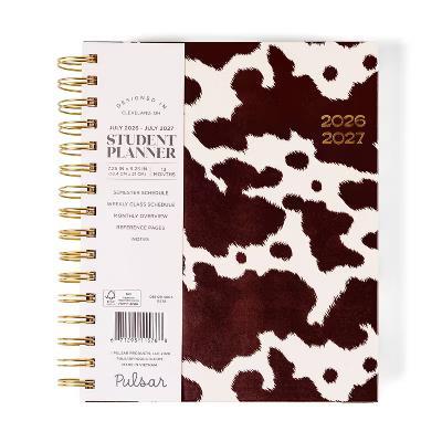 Pulsar Eco Products 2026-2027 6"x8" Ink Blot Medium Hardcover Planner