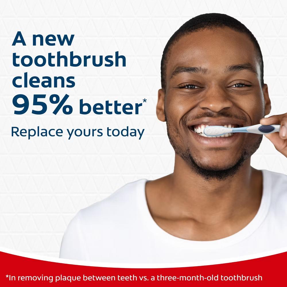 360 Deep Clean Manual Toothbrush - Medium - 4ct - Image 8