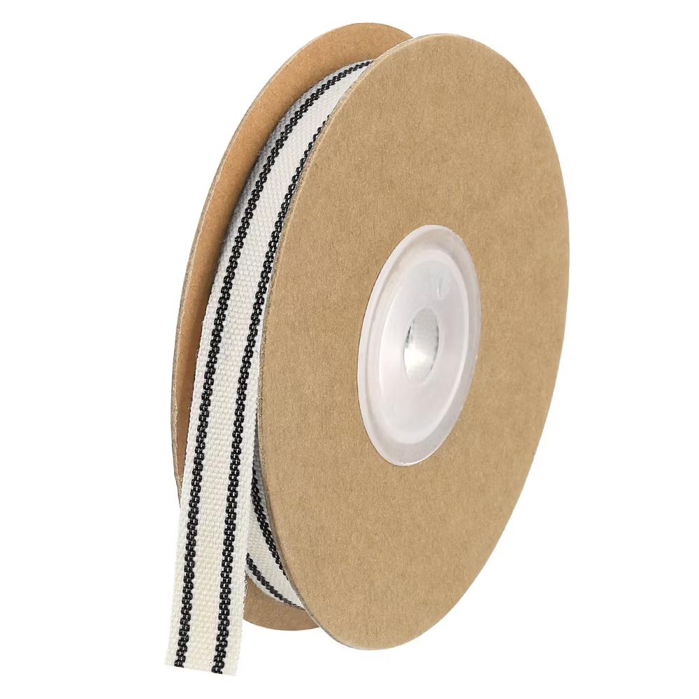 Cotton Fabric Striped Grosgrain Craft Embellishments Ribbon 10 Yard - Image 18