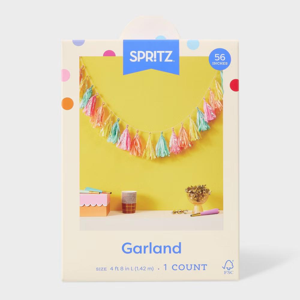 Iridescent Tassel Garland - Image 3