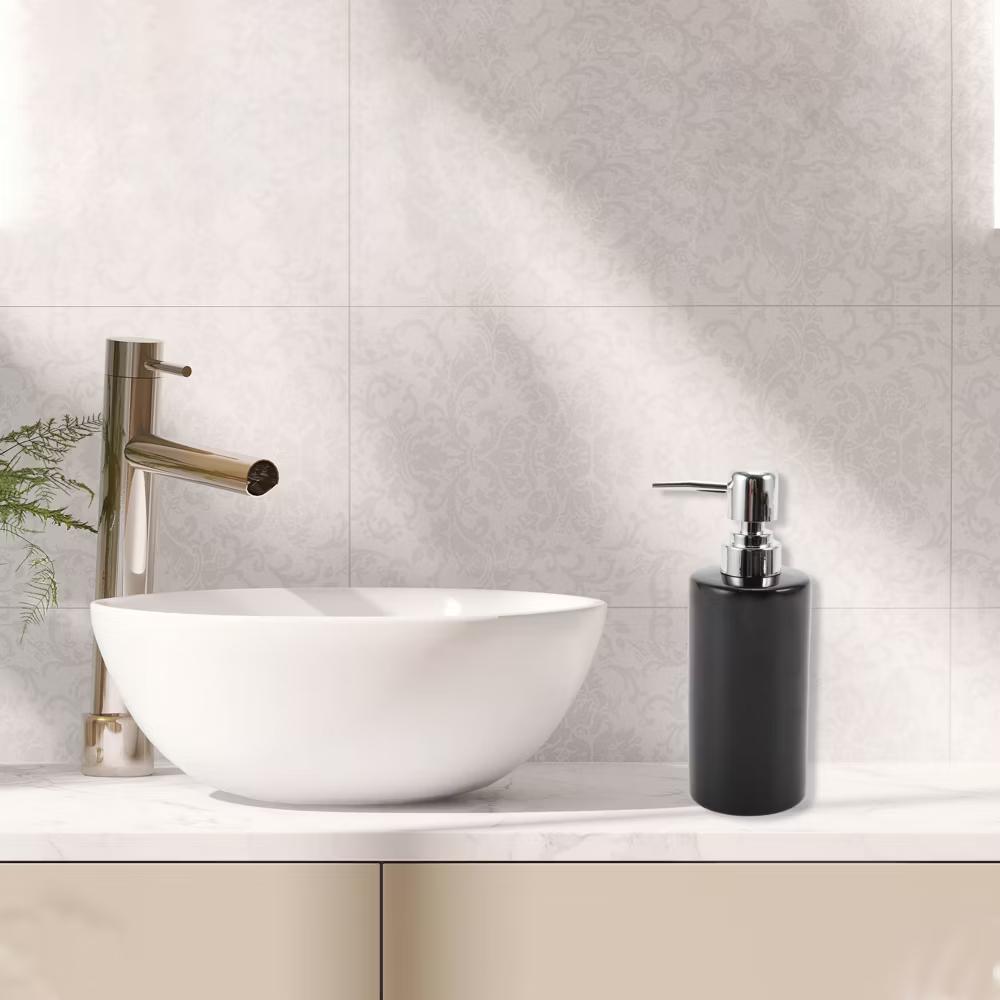 Simple Cylindrical Soap Pump Dispenser for Bathroom 300ml 1 Pc - Image 9