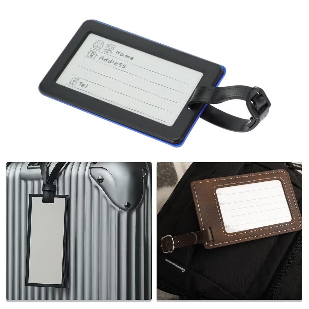 Airplane Lines Pattern Luggage Tag 1 Pc - Image 4