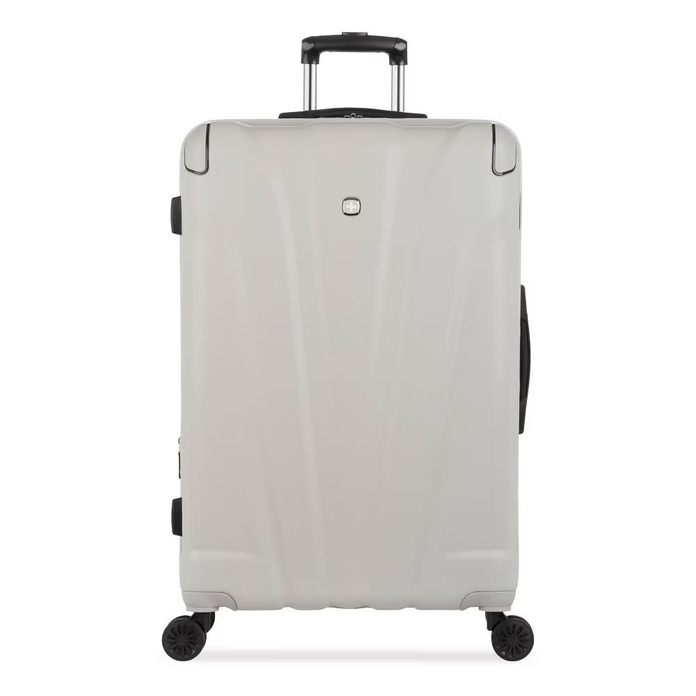 Cascade Hardside Large Checked Spinner Wheels Suitcase - Image 19