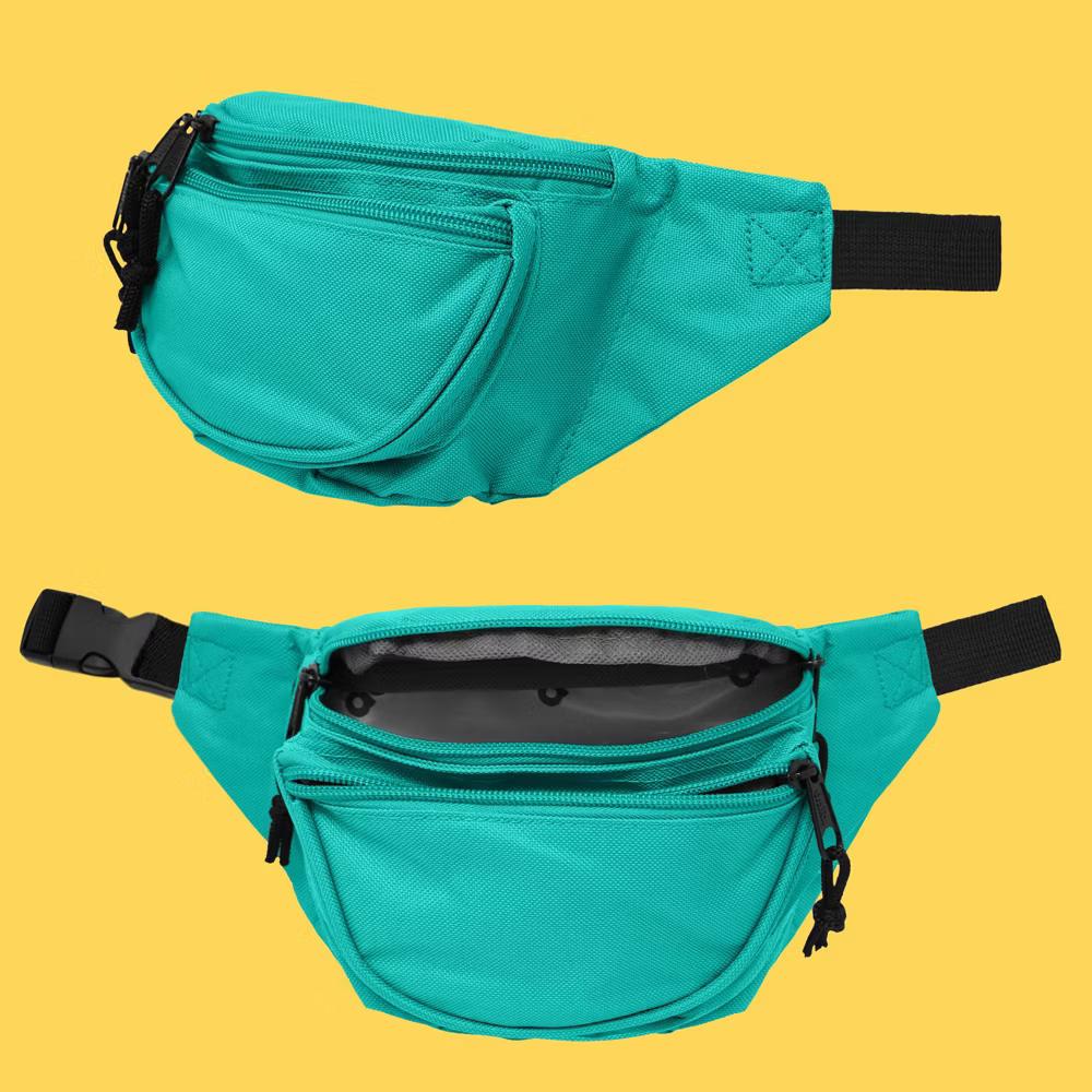 Dalix Fanny Pack w/ 3 Pockets Traveling Concealment Pouch Airport Money Bag - Image 5