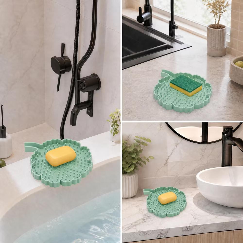 Flower Shape Soap Dish 1 Pc - Image 24