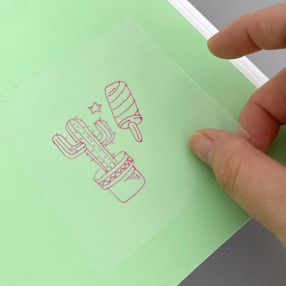 500pcs Transparent Sticky Notes Set, Memo Note Pads, Book Tabs, Page Markers, Sticky Notes, School and Office Supplies - Image 9