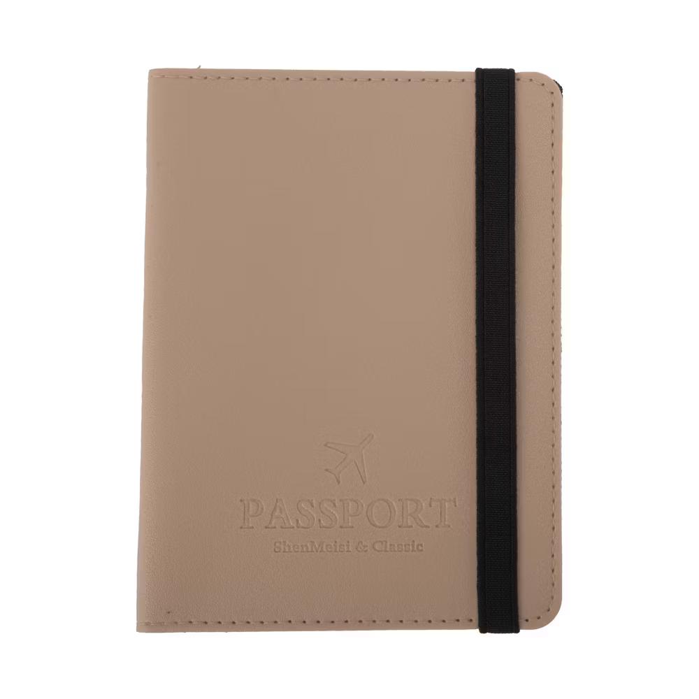 Simple Elastic Strap Passport Holder 1 Pc - Image 32