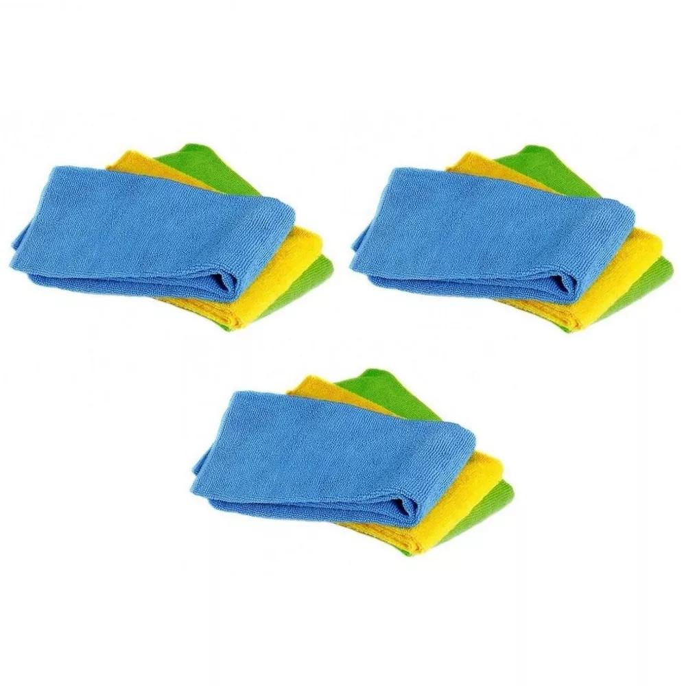Norpro 3pc Washable Reusable Microfiber No Scratch Cleaning Cloths Towel Set - Image 6