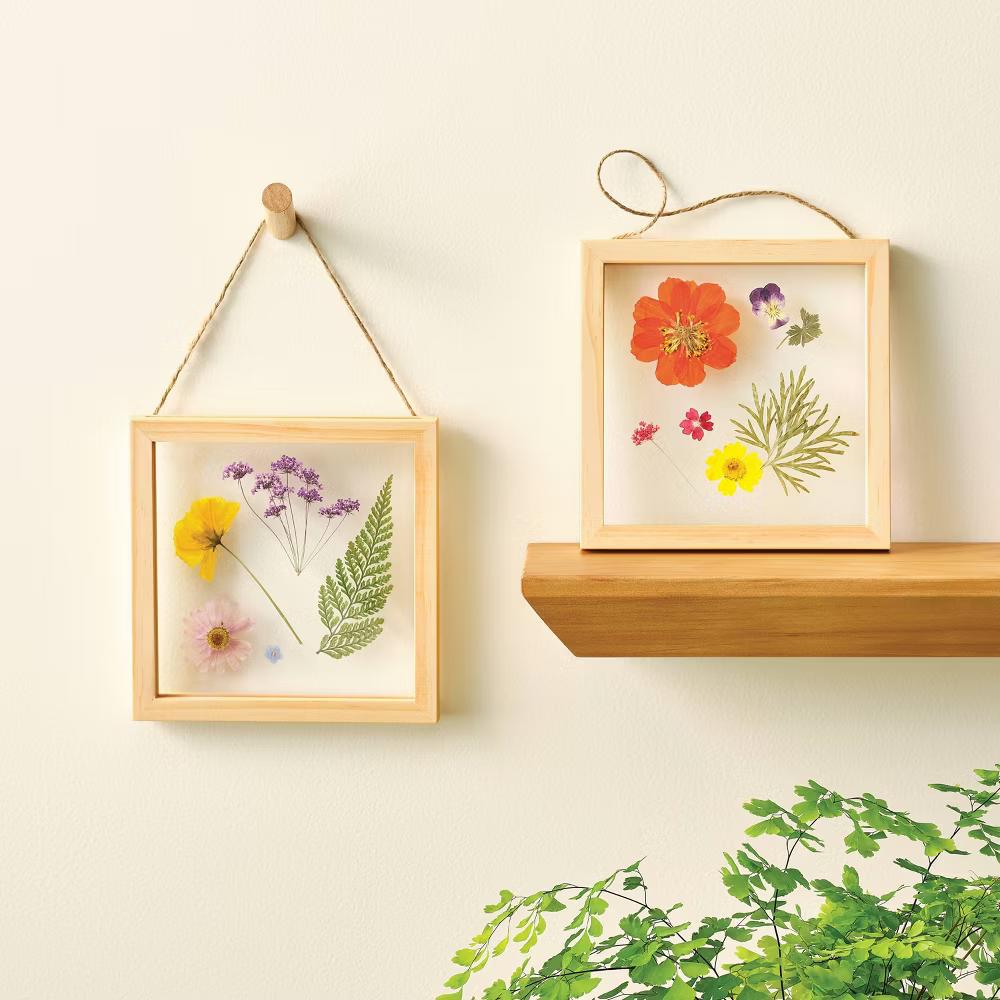 Floral Press with Frame Wood Craft Kit - Flower Drying & Pressing Kit, Nature Art, Non-Toxic, Adult Craft - Image 3