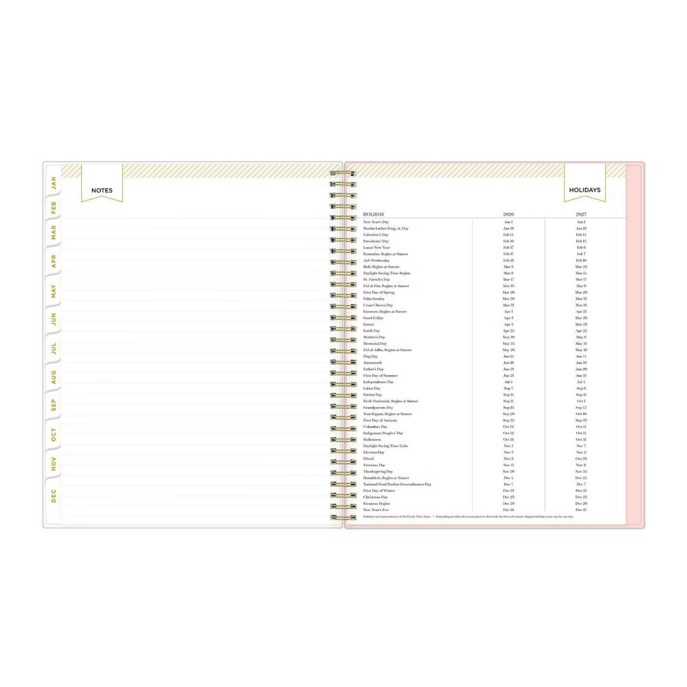 Blue Sky Day Designer 2026 Weekly/Monthly Planner 8.5"x11" Rose Pink Floral - Image 14