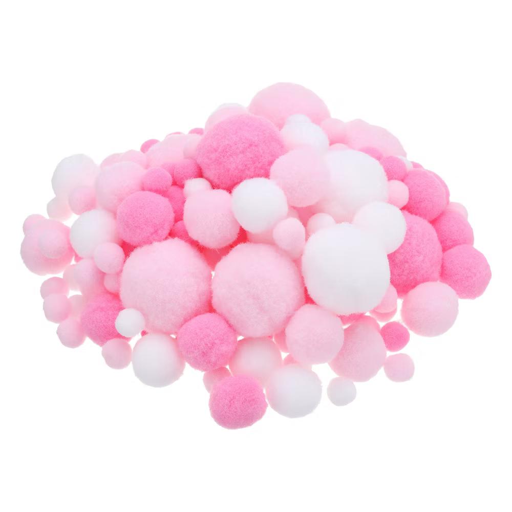 Creative DIY Crafts Decoration Home Art Supplies Pom Poms 130 Pcs - Image 4